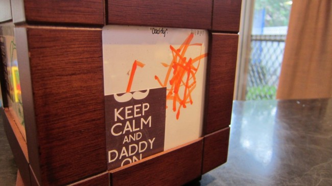 Fathers Day gift: keep calm and daddy on 02