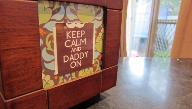 keep calm and daddy on: father’s day gift