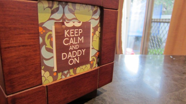 Father's day gift: keep calm and daddy on