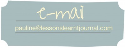 Lessons Learnt Journal Pauline Email