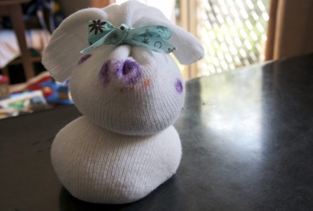 Craft: Sock Bunny