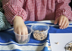 Fine motor skills using tweezers via Lessons Learnt Journal