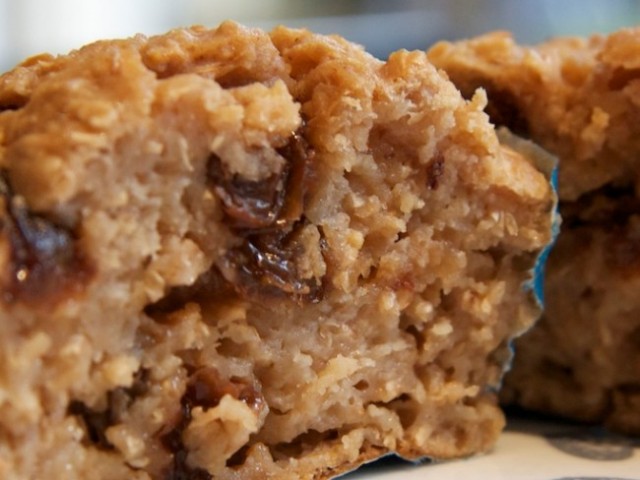Hearty Oatmeal Muffins for Valentine’s Day