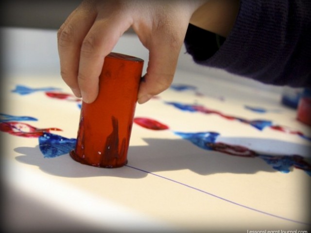Kindergarten Math: Patterns and Algebra with Block Printing