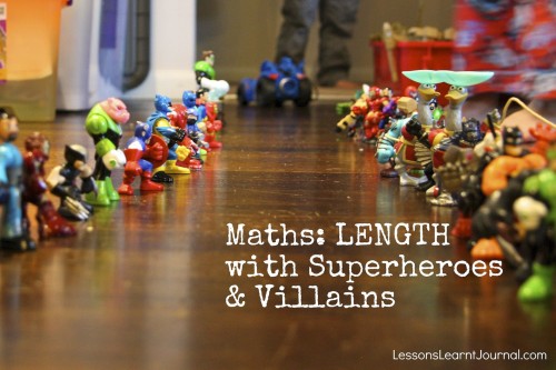 Maths Length with superheroes and villains Lessons Learnt Journal