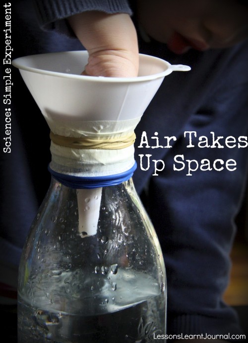 Science: Simple Experiment - Air Takes Up Space