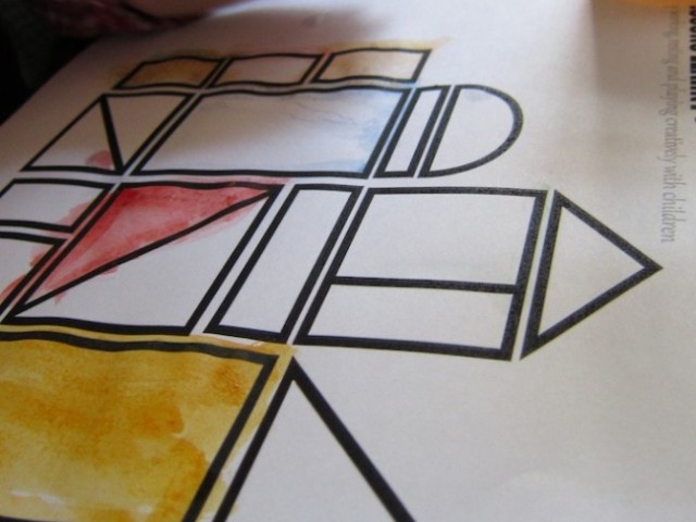 Town Colouring Page