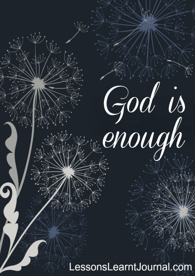 God Is Enough LessonsLearntJournal (2)