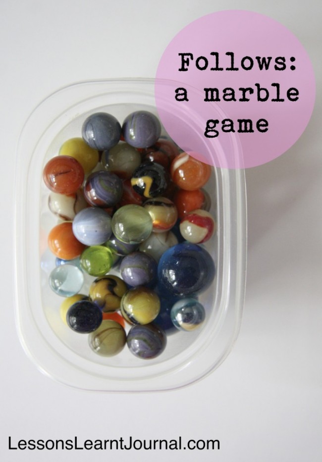 Marble Game Follows LessonsLearntJournal