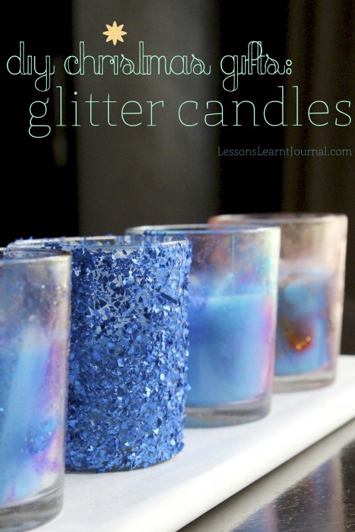 Glitter Candles  The Pinterest Project