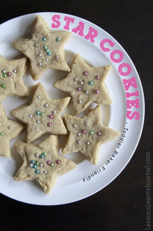 Kids Cookies Stars for Toddler Bakers LessonsLearntJournal