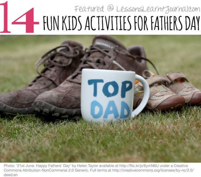 Activities for Children Fathers Day Lessons Learnt Journal (1)