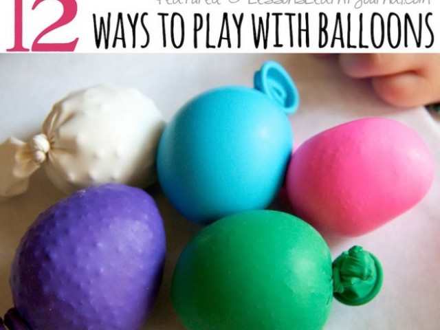 Activities for Children: Balloon Games