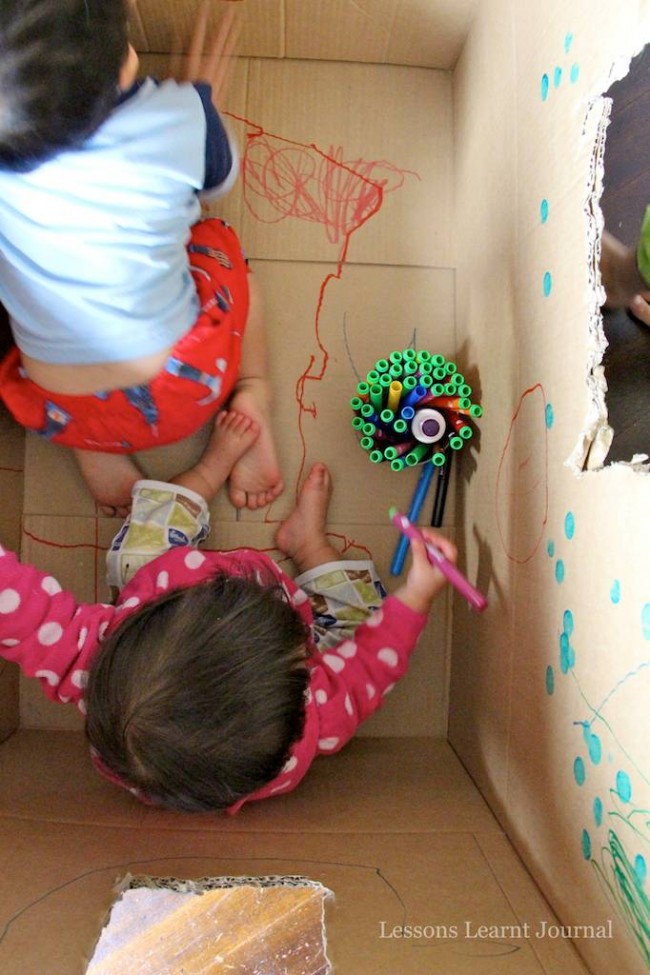 Baby Play Big Cardboard Box via Lessons Learnt Journal 03 (1)