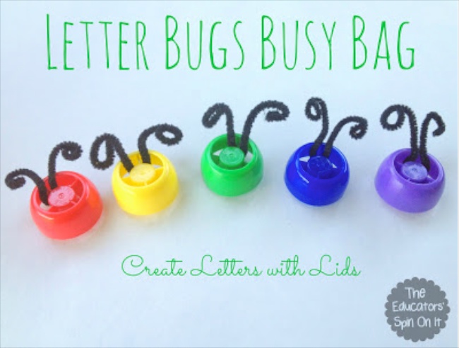 Letter Bugs Busy Bag by The Educators Spin On It