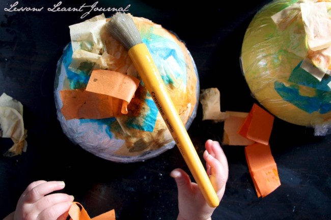 Paper Crafts DIY Paper Mache Bowls via Lessons Learnt Journal