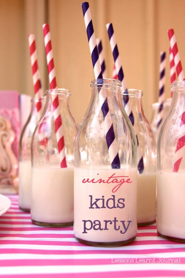 vintage kids birthday party