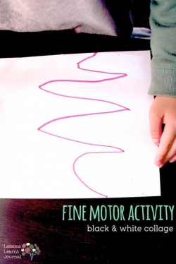 Fine Motor Activities Black & White Collage via Lessons Learnt Journal 08 (1)