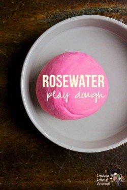 Rosewater Playd Dough Recipe via Lessons Learnt Journal (1)