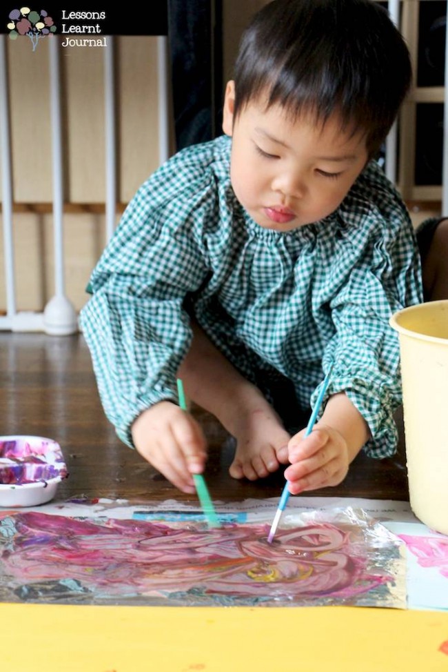 Art Projects for Kids Large Scale Painting via Lessons Learnt Journal 02