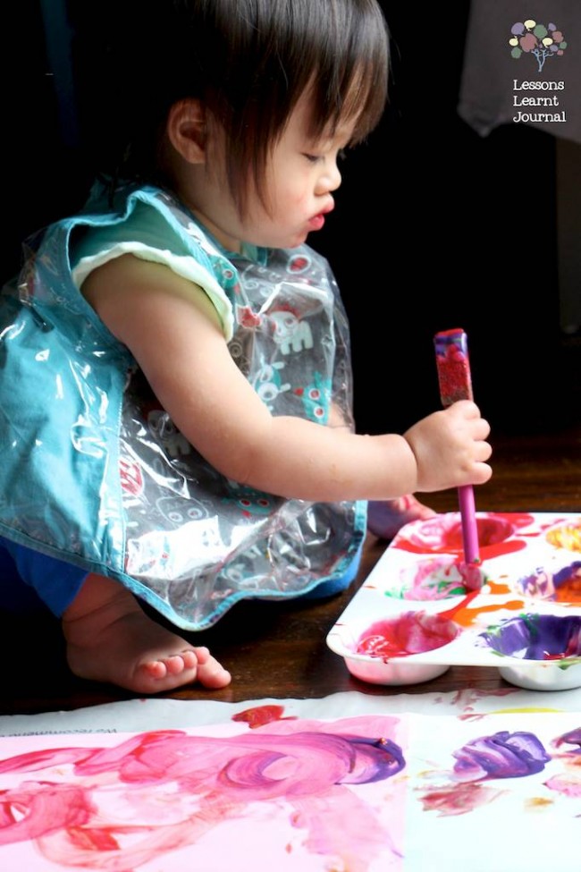 Art Projects for Kids Large Scale Painting via Lessons Learnt Journal 04