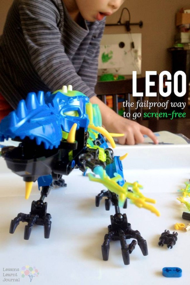 Lego failproof way to go screen free