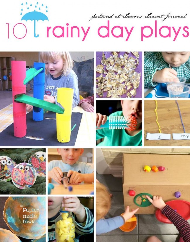 Rainy Day Plays via Lessons Learnt Journal