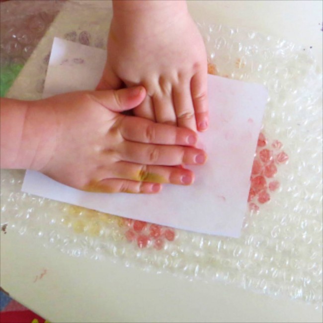 Bubble Wrap Printing via Octavia and Vicky