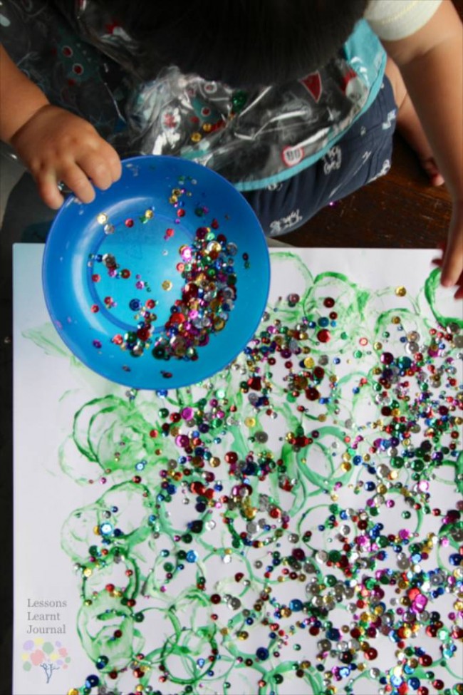 Christmas Activities for Kids: Playful Toddler Art