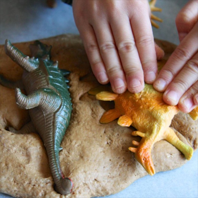 DIY Dinosaur Fossils via Lessons Learnt Journal