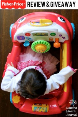 Fisher-Price Laugh and Learn Crawl Around Car review and giveaway via Lessons Learnt Journal