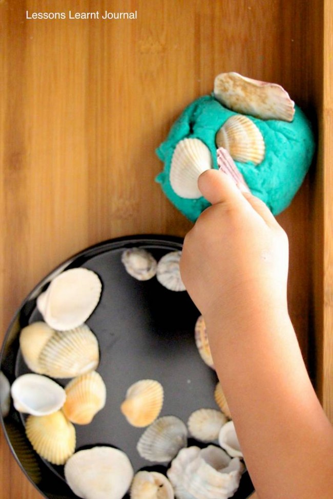 Make Playdough Beach Themed via Lessons Learnt Journal 02