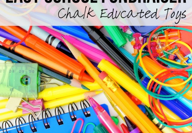 Easy School Fundraiser Chalk Educated Toys via Lessons Learnt Journal